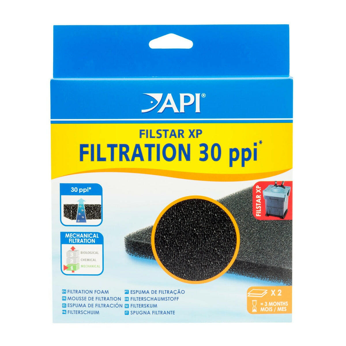 API Filstar XP Filtration Foam 30 PPI API