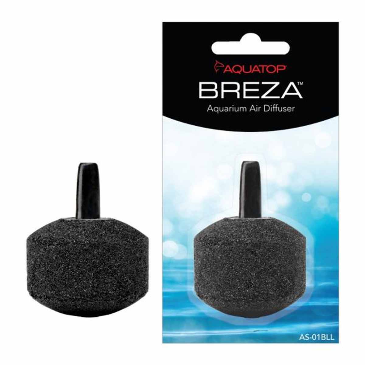 AQUATOP 1" Ball Airstone - Improves Water Quality & Oxygen Levels for Healthy Aquatic Life AS-01BLL