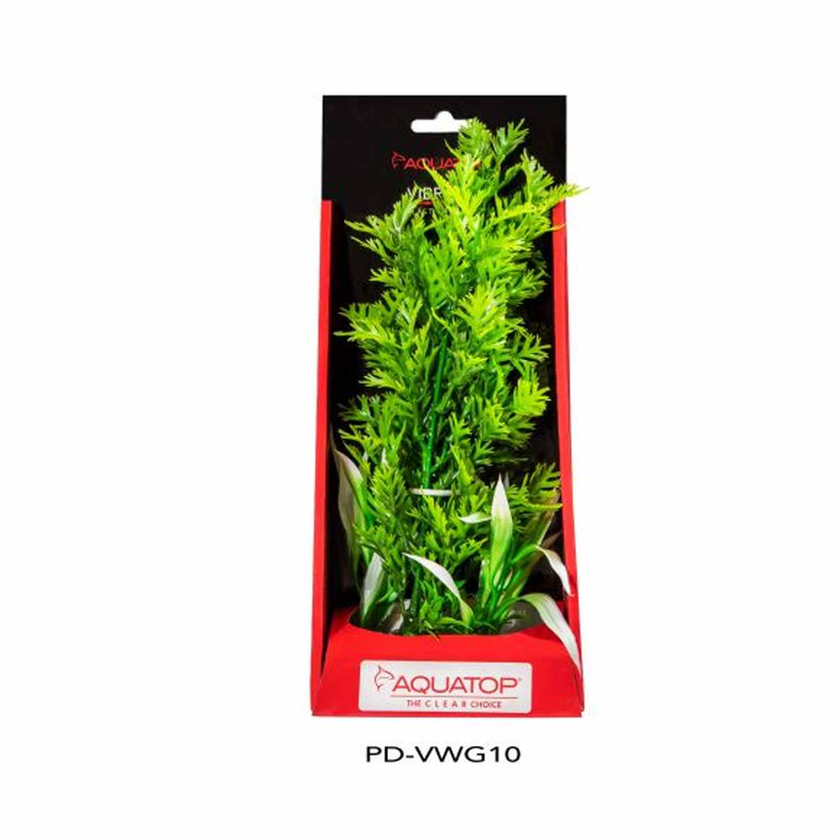 AQUATOP 10" Green Vibrant Wild Plastic Plant PD-VWG10