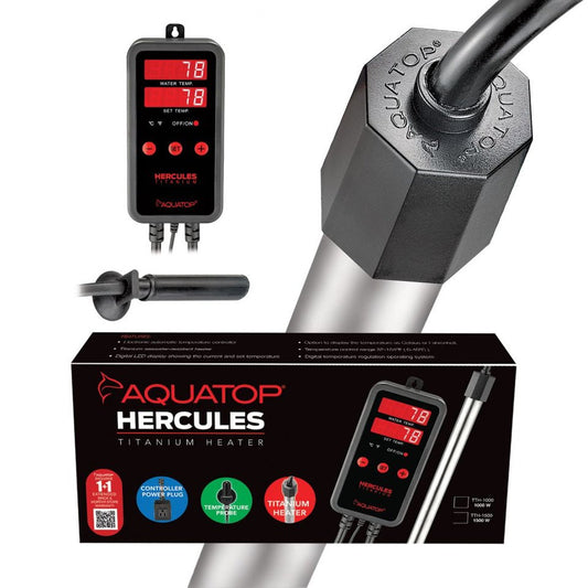 AQUATOP 1000W Hercules Titanium Heater with Digital Controller – TTH-1000