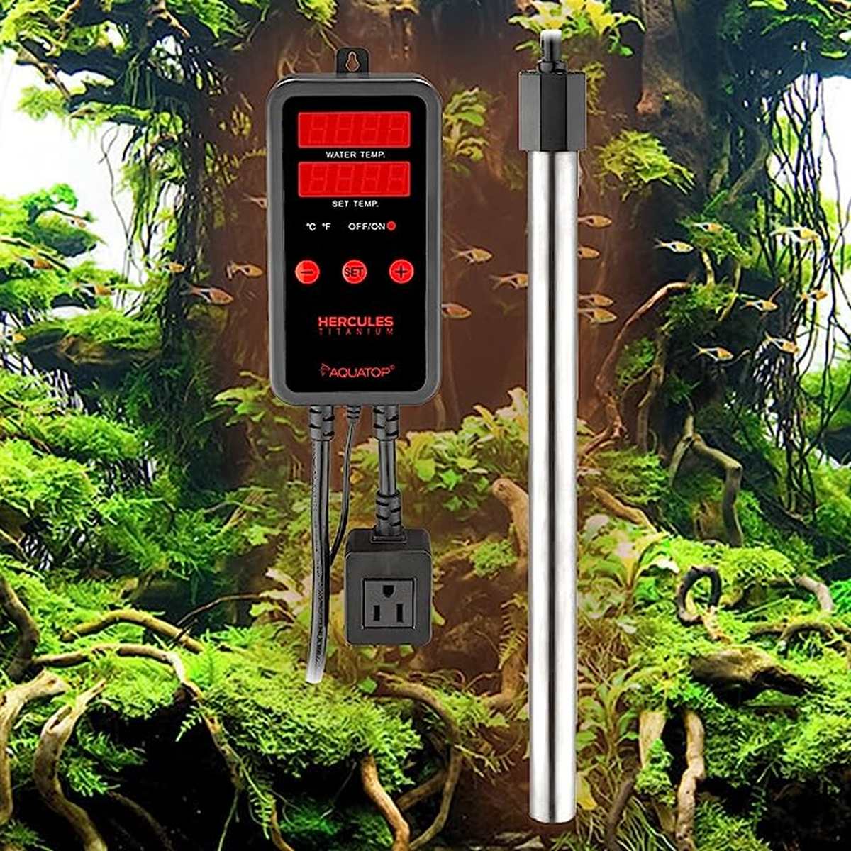 AQUATOP 1000W Hercules Titanium Heater with Digital Controller – TTH-1000 Aquatop