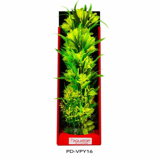 AQUATOP 16" Passion Yellow Vibrant Wild Plastic Plant PD-VPY16