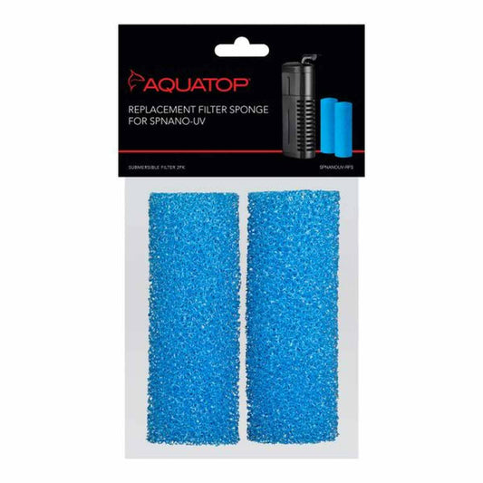 AQUATOP 2-Pack Replacement Filter Sponge for SPNANO-UV Submersible Filter SPNANOUV-RFS Lawn and Pets