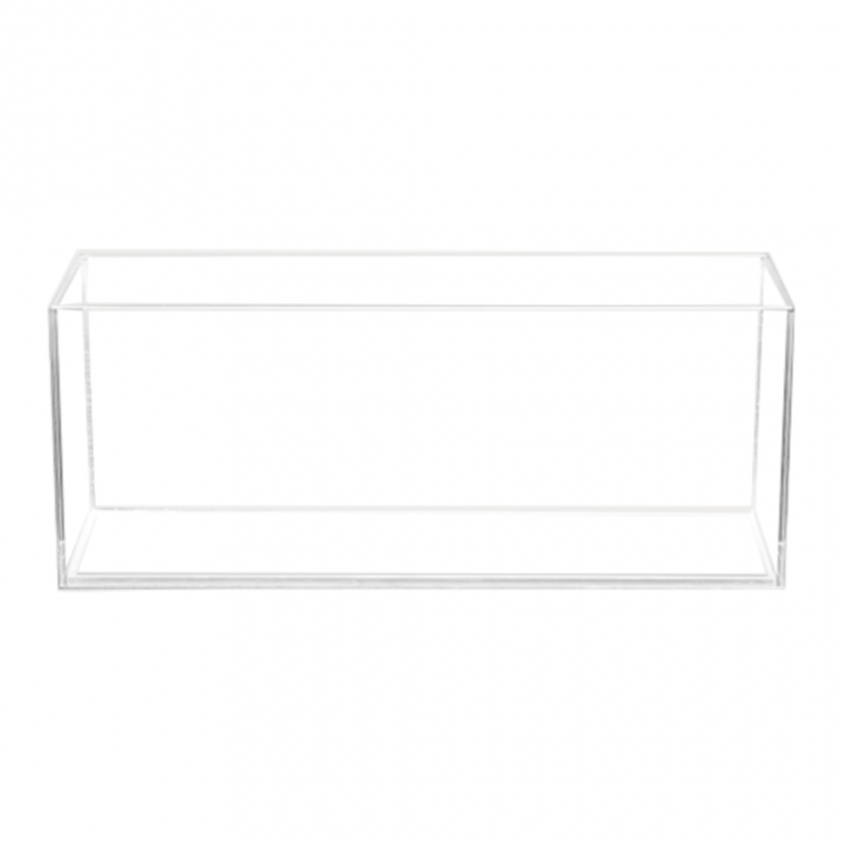 AQUATOP 3-Gallon High Clarity Tall Glass Aquarium Bookshelf Style – HCA-3G