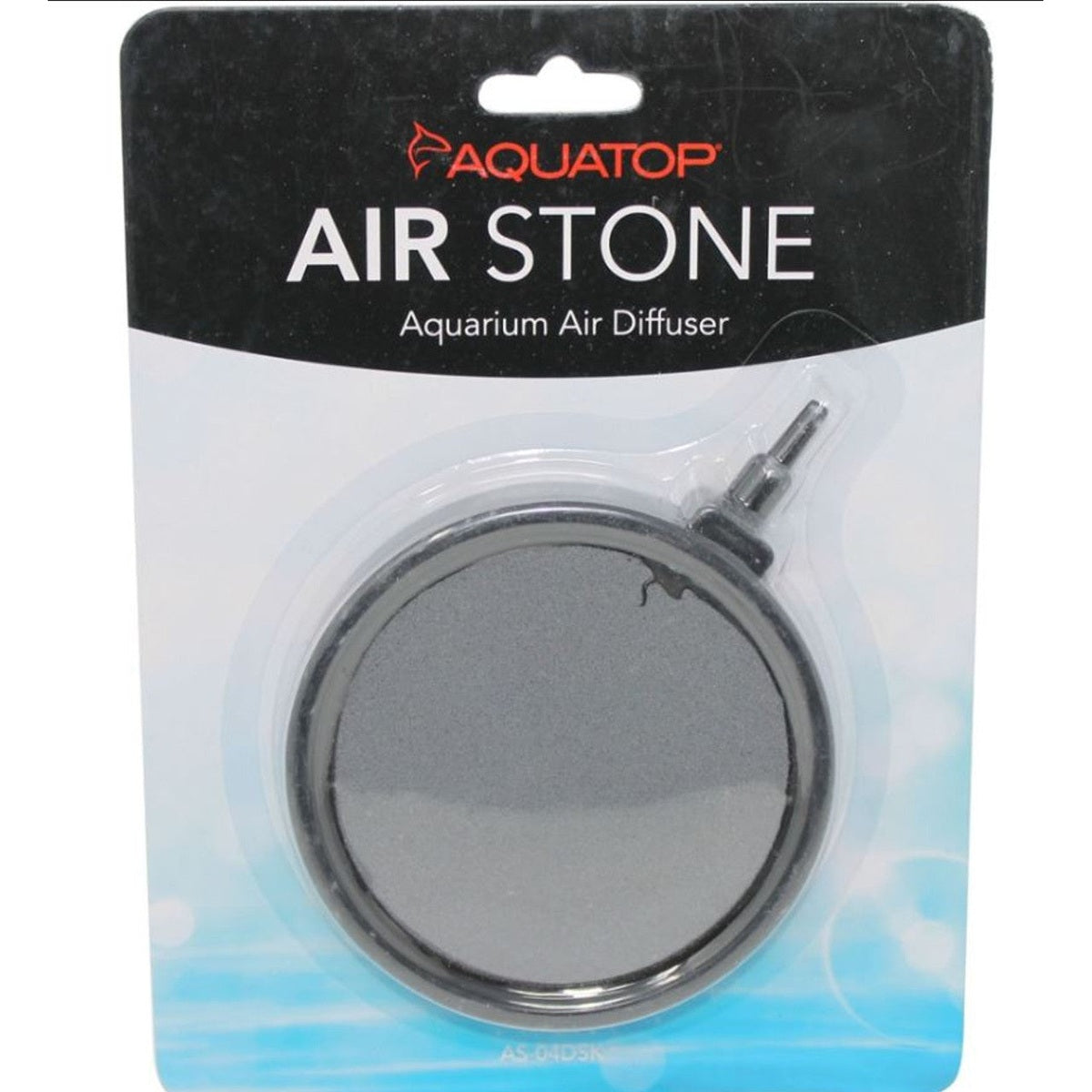 AQUATOP 4" Round Airstone - Enhances Water Circulation & Oxygen Levels for Aquatic Life AS-04DSK