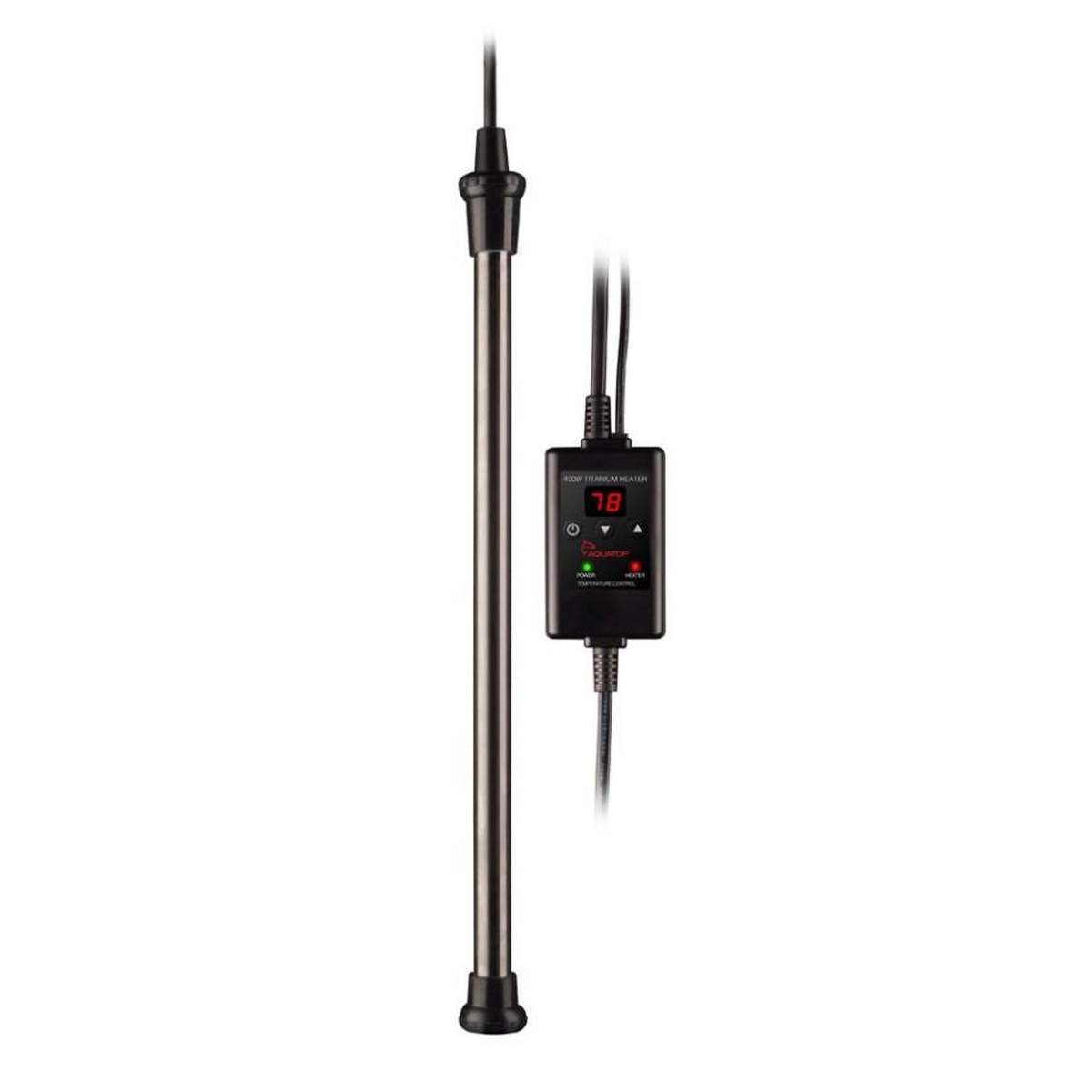 AQUATOP 400W Titanium Heater with Controller for Aquariums up to 125 Gallons TH-C400