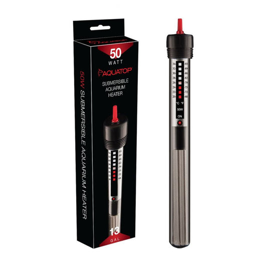 AQUATOP 50W Submersible Glass Heater – GH-50W Aquatop