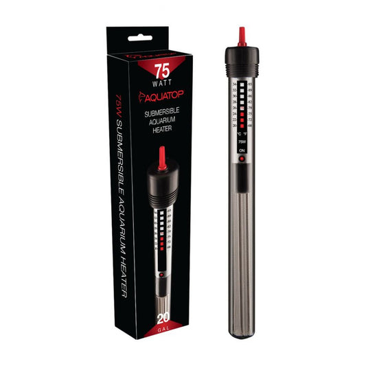 AQUATOP 75W Submersible Glass Heater – GH-75W Aquatop