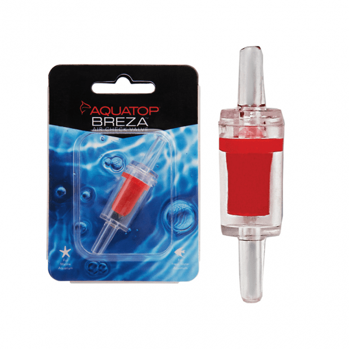 AQUATOP Aquarium Air Check Valve - Prevents Backflow, Works with CAF-60/CAF-180 Sponge Filters