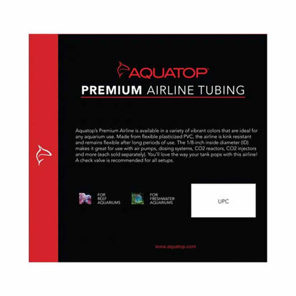 AQUATOP Color Premium Airline Tubing, 13 feet 4-Meter , 1/8" Inside Diameter