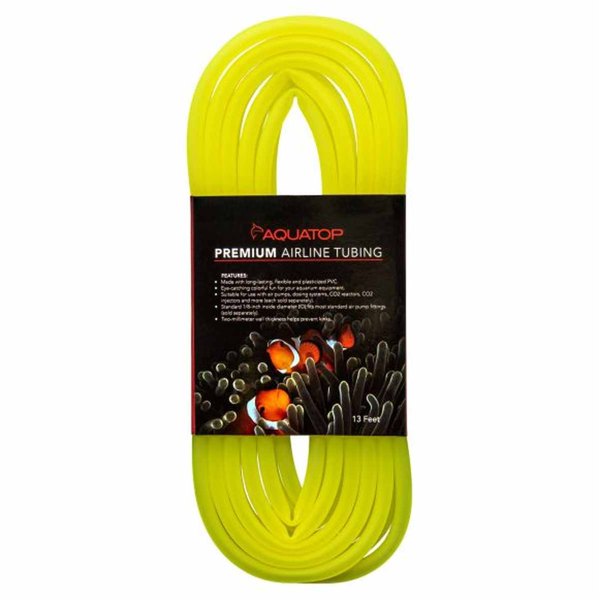 AQUATOP Color Premium Airline Tubing, 13 feet 4-Meter , 1/8" Inside Diameter