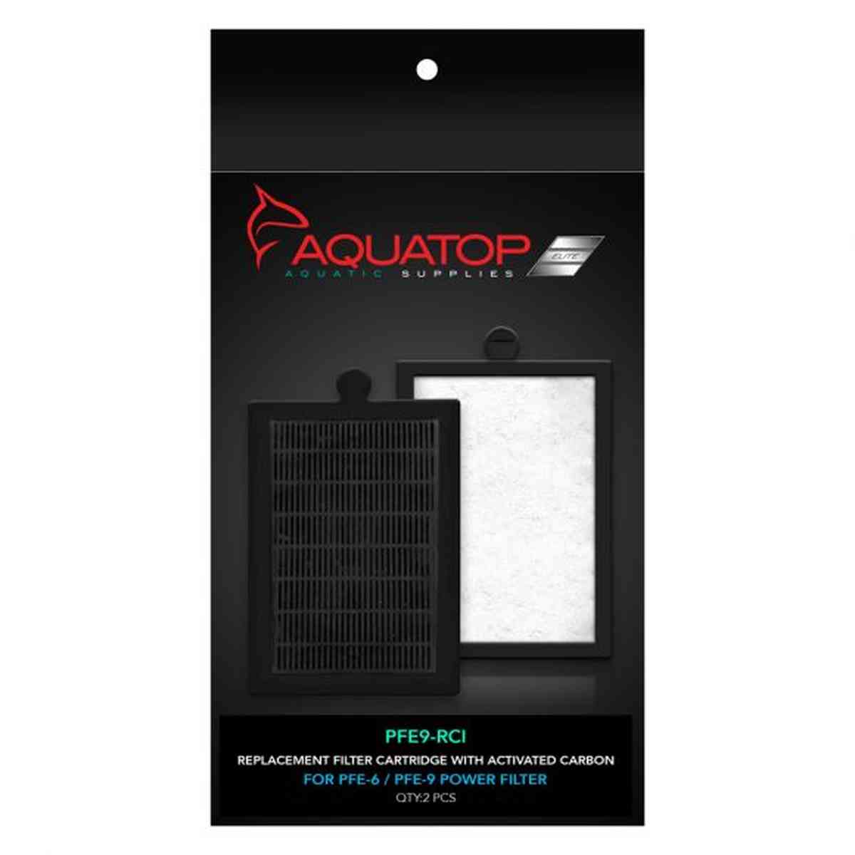 AQUATOP Forza Replacement Inserts with Premium Activated Carbon for PFE-9 Power Filter – PFE9-RCI