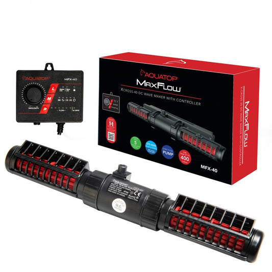 AQUATOP MaxFlow X-Cross DC Wave Maker 4000 GPH with Controller – MFX-40