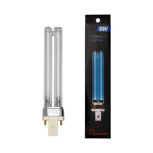 AQUATOP R9WUV-SQ 9-Watt UV Replacement Bulb for FZ9, SP9-UV, CF-400UVMKII, CF-500UVMKII, and UVP-9