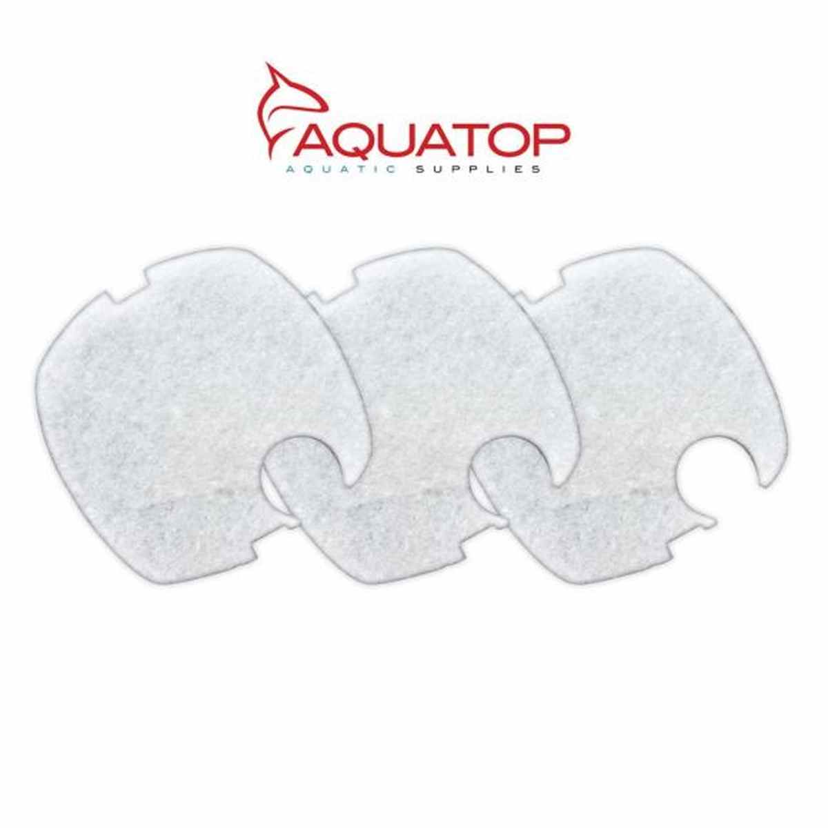 AQUATOP Replacement White Filter Pads 3-Pack for CF-500MKII Canister Filters RFP-CF500 Aquatop
