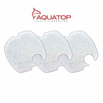 AQUATOP Replacement White Filter Pads 3-Pack for CF-500MKII Canister Filters RFP-CF500 Aquatop