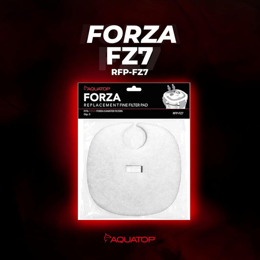 AQUATOP Replacement White Filter Pads 3-Pack for Forza FZ7 Canister Filters, RFP-FZ7 Aquatop