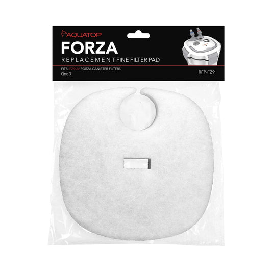 AQUATOP Replacement White Filter Pads 3-Pack for Forza FZ9 Canister Filters, RFP-FZ9 Aquatop
