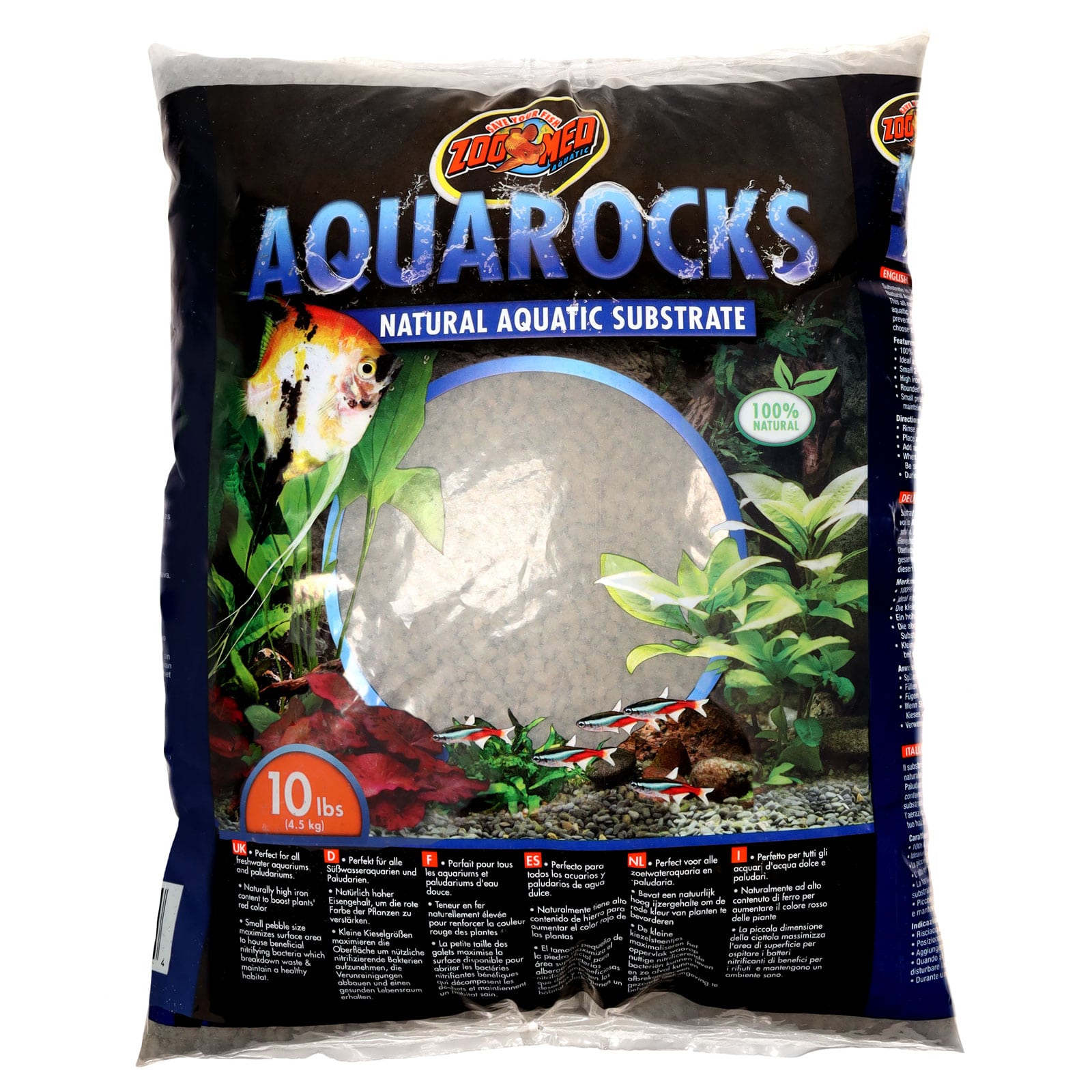 Zoo Med AquaRocks – Natural Aquatic Substrate Zoo-Med