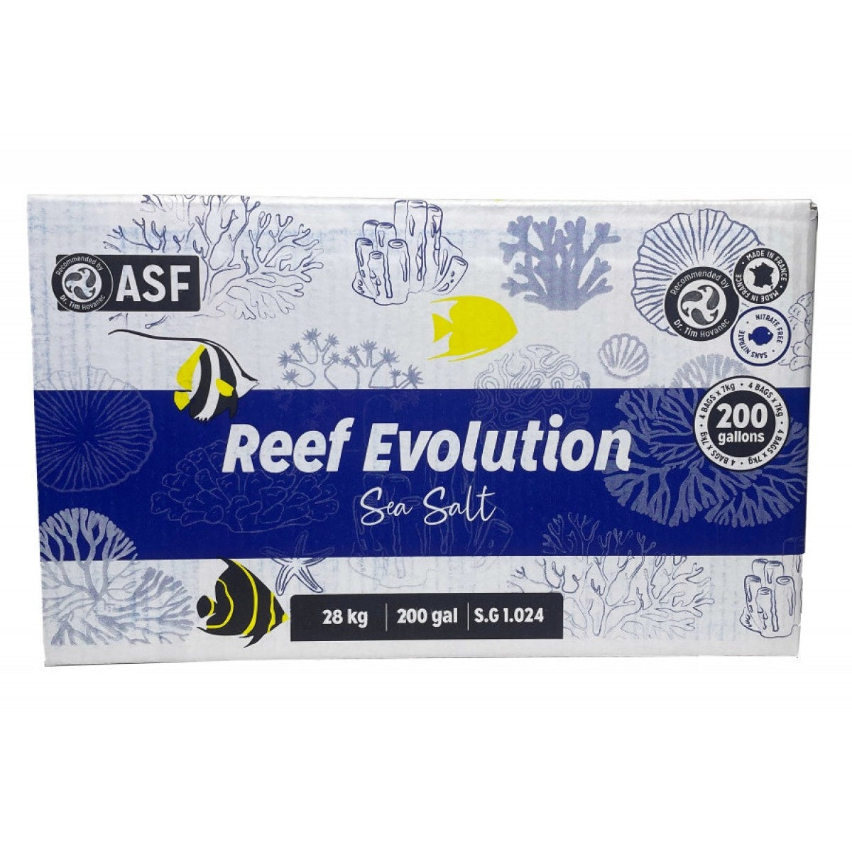 ASF Reef Evolution Sea Salt 200 gal Mix Box - 4 Bag