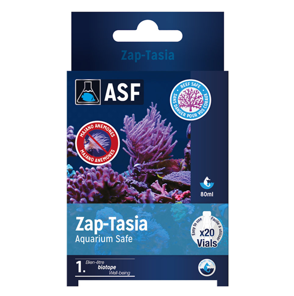 ASF Zap-Tasia — Targeted Aiptasia/Majano Remover 20 × 4 mL Vials Aquariums Systems ASF