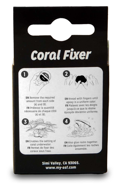 ASF Coral Fixer — 120 g Reef-Safe Epoxy Putty Aquariums Systems ASF