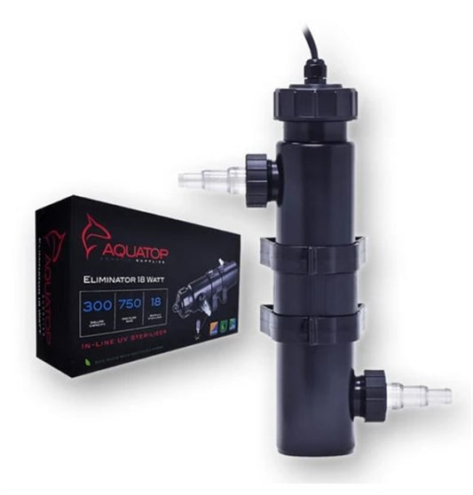 Aquatop Eliminator Inline UV Sterilizer – 18 Watt Aquatop