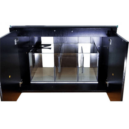 Aqua Japan 150 Tall PRO 48x24x30 - Overflow Aquarium, Prebuilt Aluminum Stand, and Sump