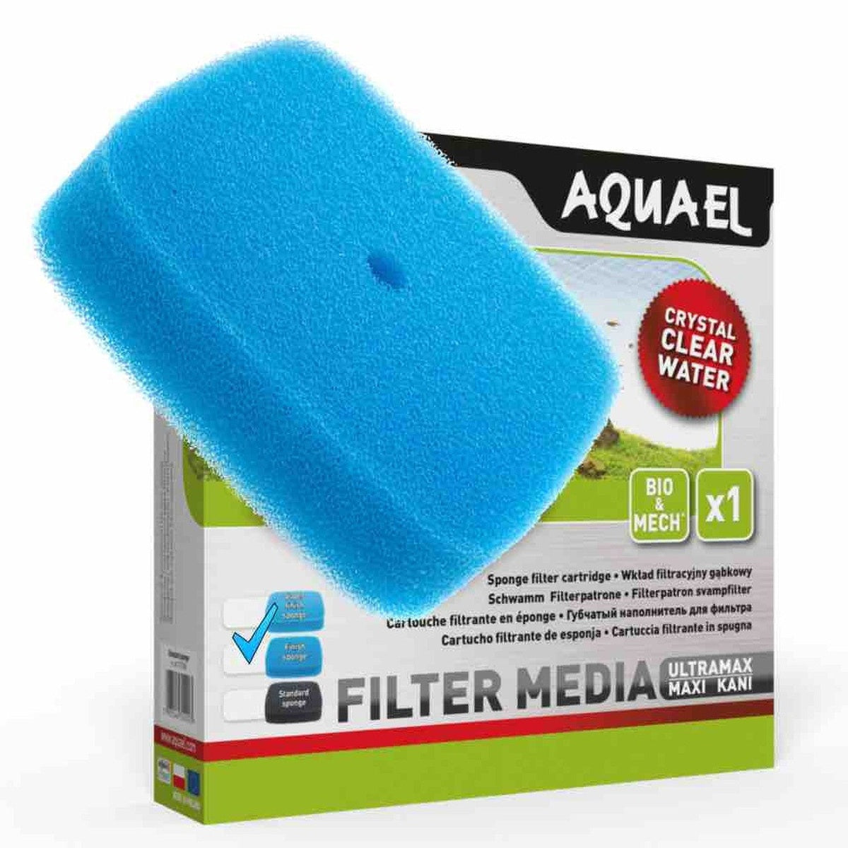 AquaEl Foam Finish Sponge 30PPI ULTRAMAX / MAXIKANI