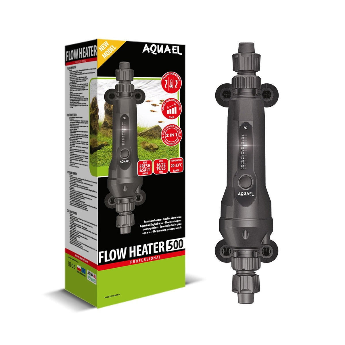 AquaEl In-Line Flow Heater 500 Watt AquaEl