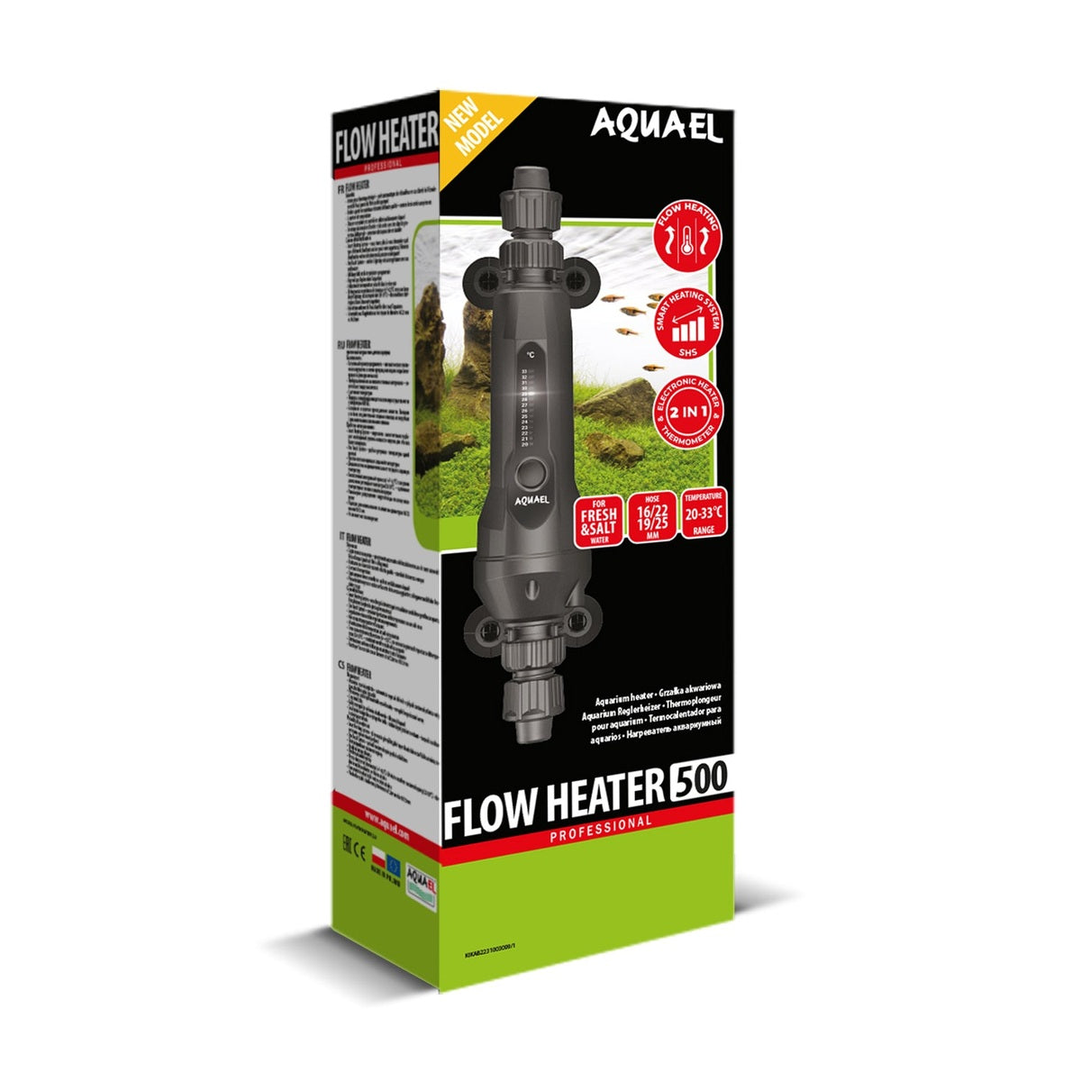 AquaEl In-Line Flow Heater 500 Watt AquaEl