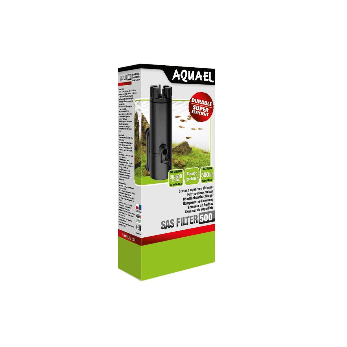 AquaEl SAS 500 Surface Skimmer 132gph AquaEl