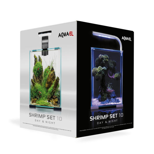 AquaEl Shrimp Set 10L 2.6 Gallons - Black