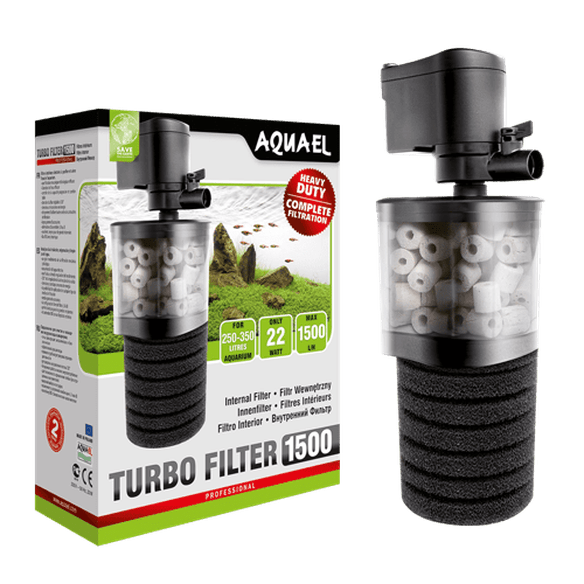 AquaEl Turbo Filter 1500 - 400gph