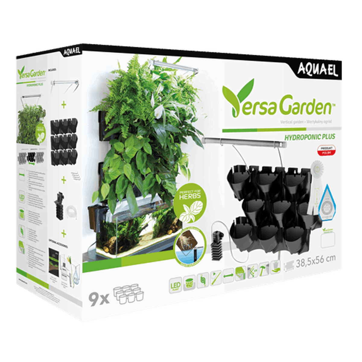 AquaEl VERSA Garden Hydroponic Plus Wall Module