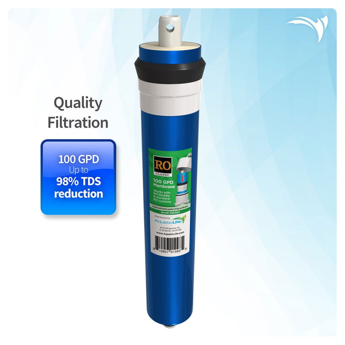 Aquatic Life 100 GPD TFC Membrane Filter