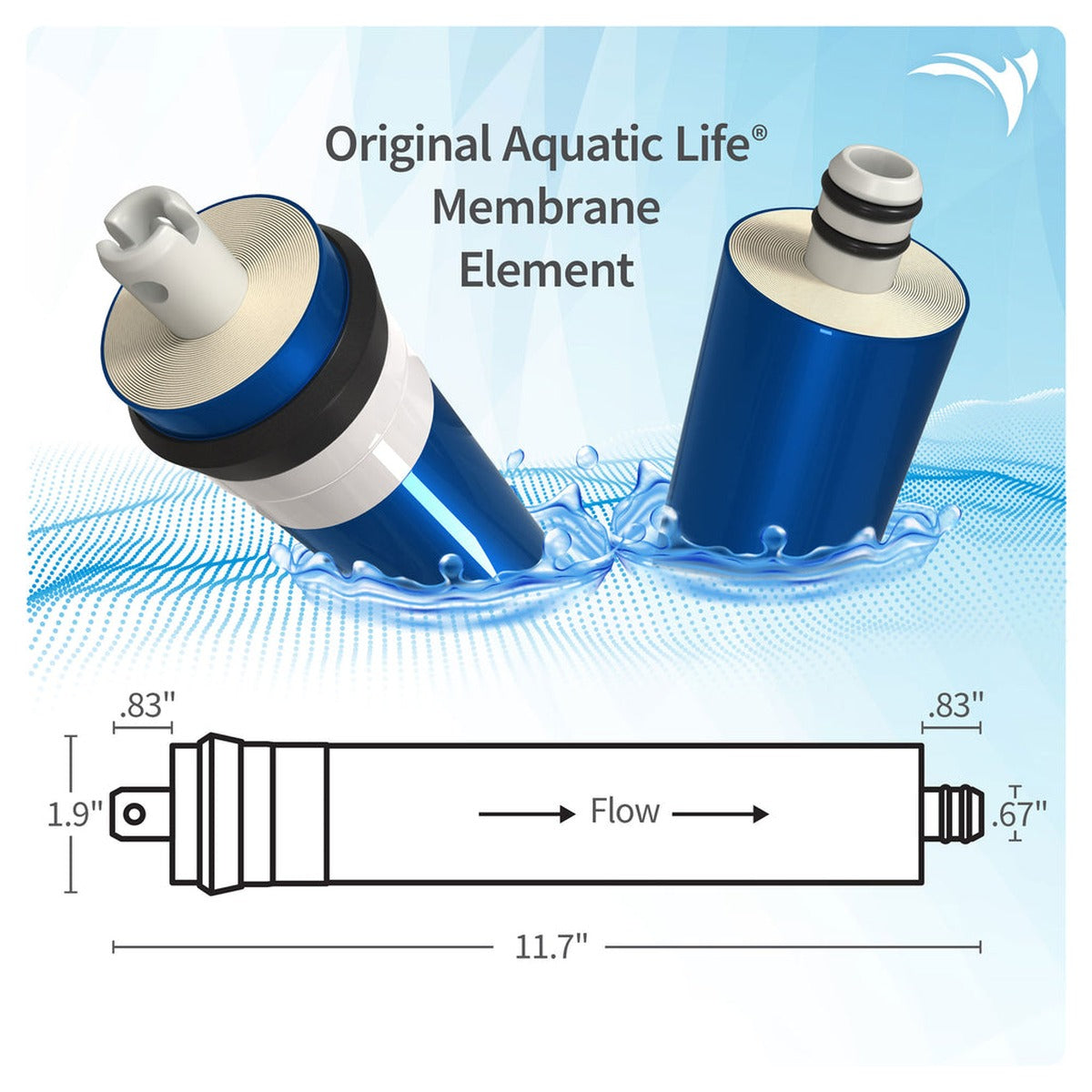 Aquatic Life 100 GPD TFC Membrane Filter Aquatic Life