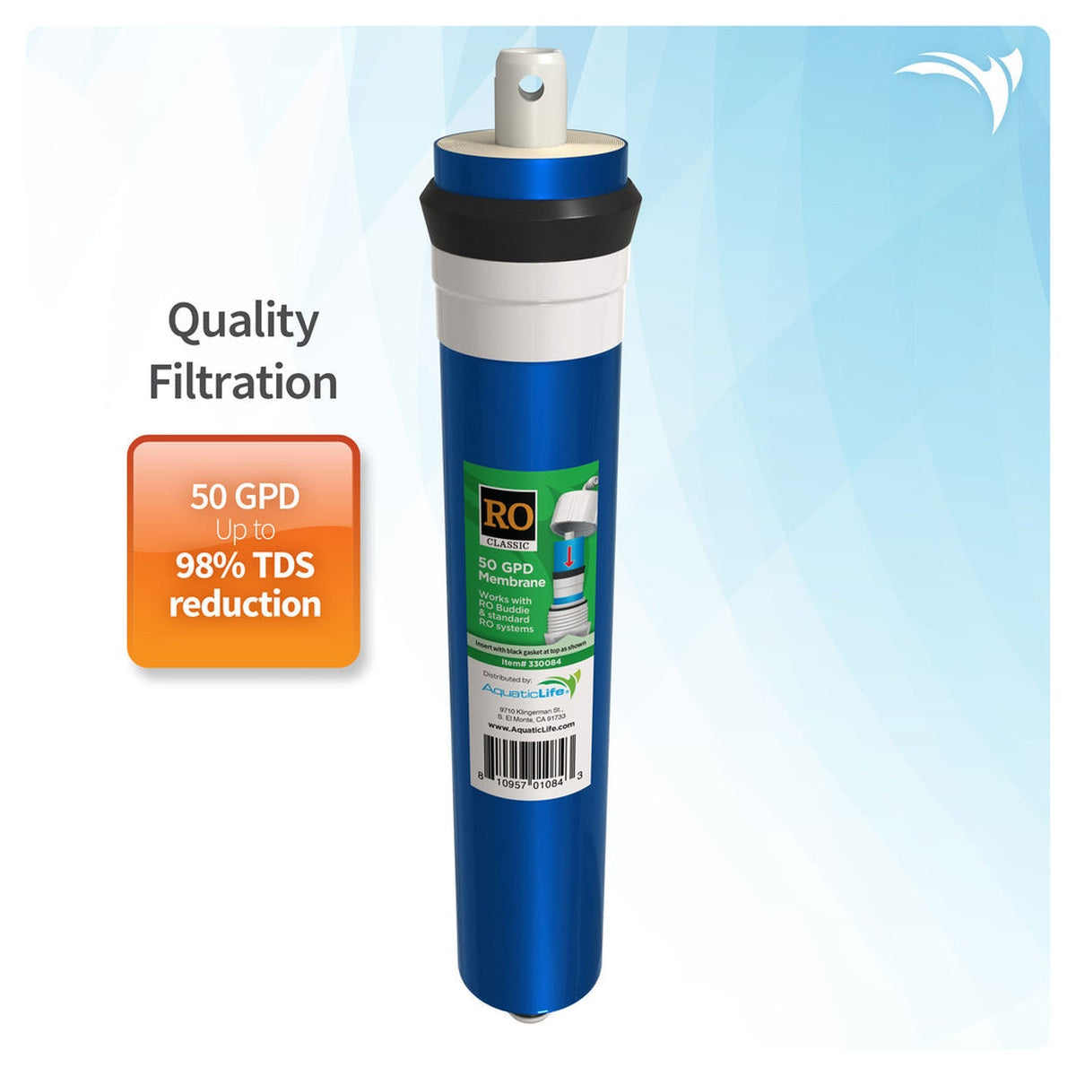 Aquatic Life 50 GPD TFC Membrane Filter Aquatic Life