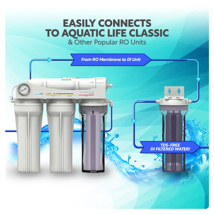 Aquatic Life Classic Color Changing Deionization Resin Water Filtration System