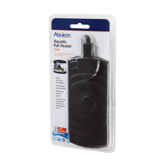 Aqueon 15W Flat Submersible Aquarium Heater – For 4 to 10 Gallon Tanks Aqueon