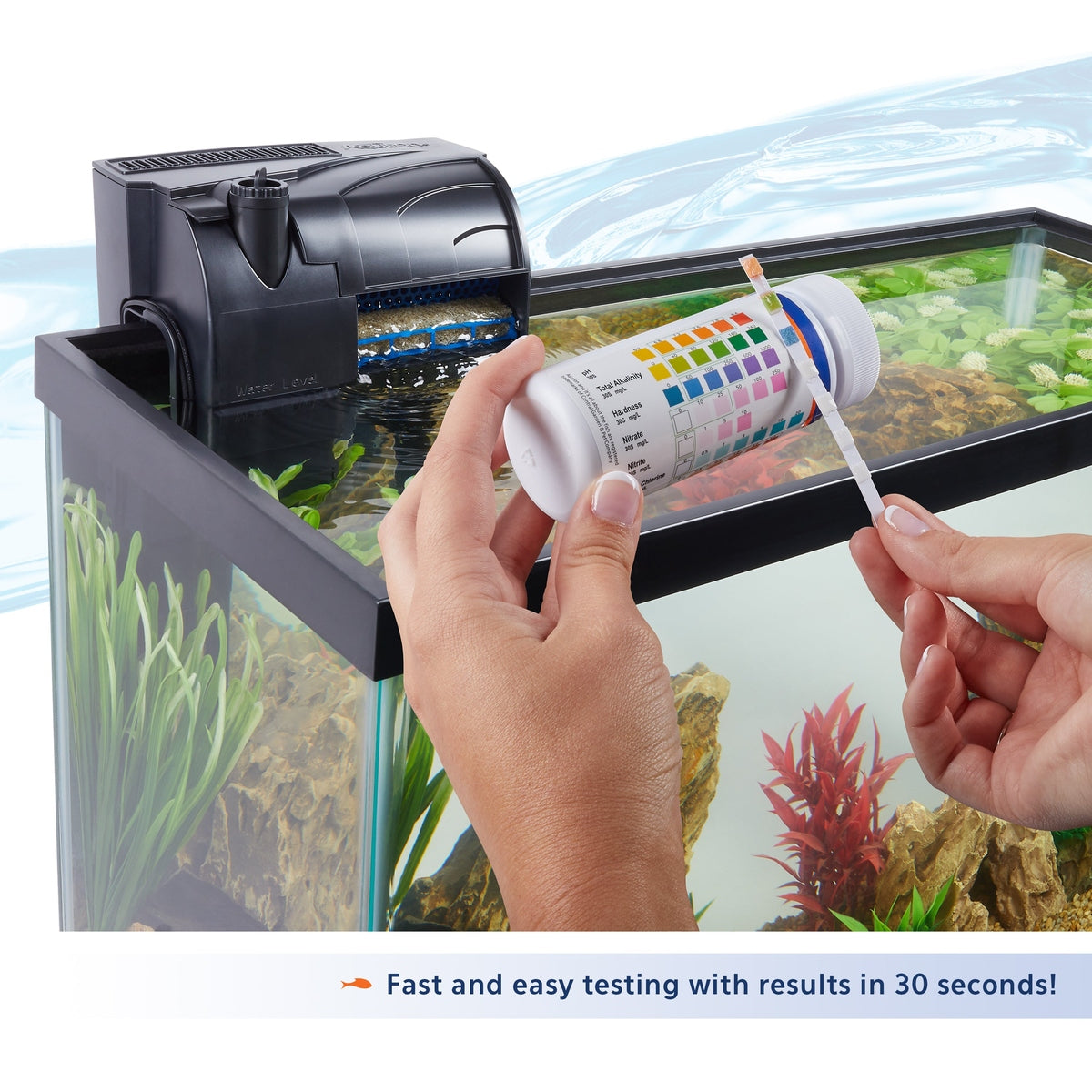Aqueon 7-in-1 Aquarium Test Strips 50 Count Aqueon