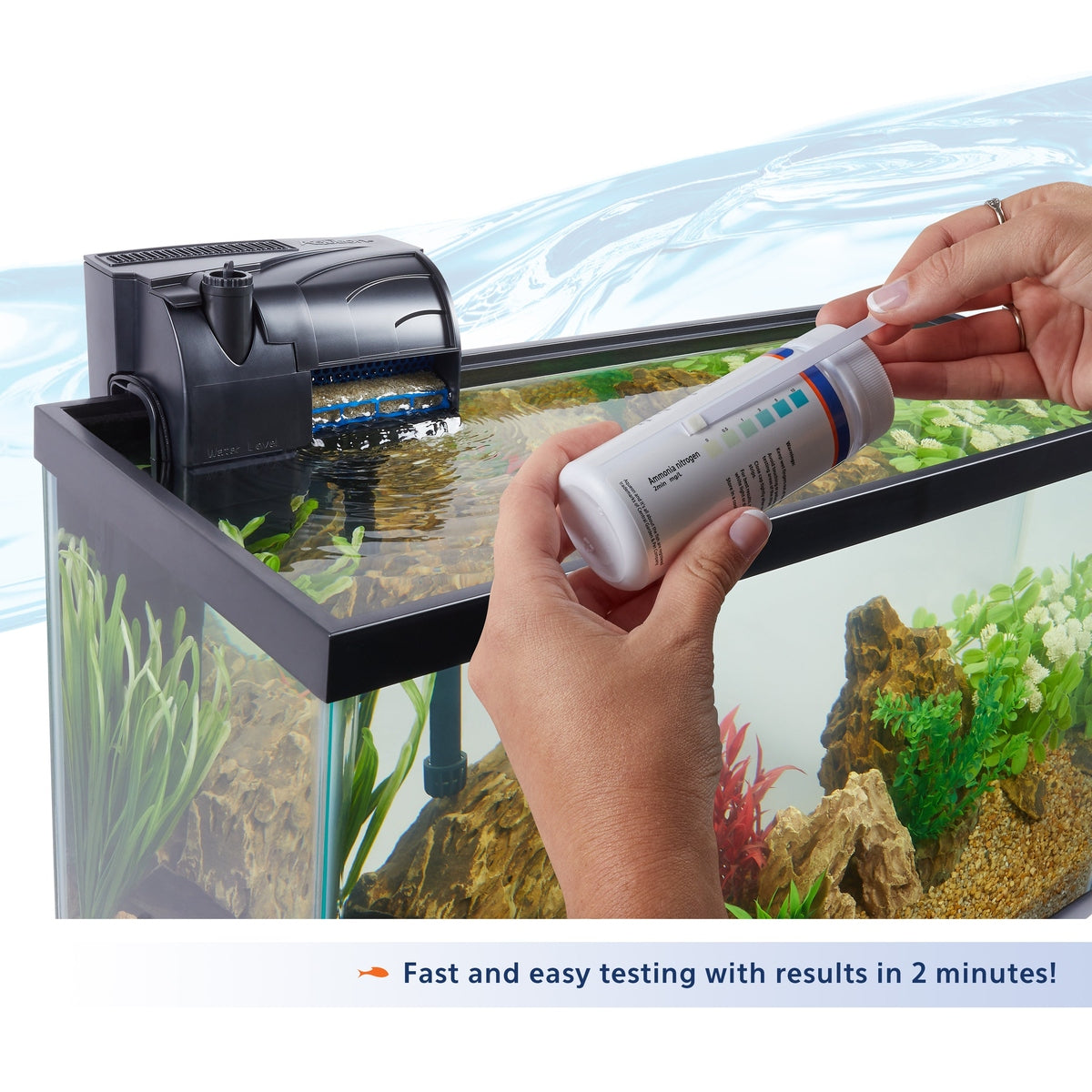 Aqueon Ammonia Aquarium Test Strips Aqueon