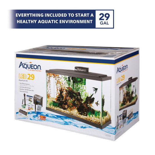 Aqueon Aquarium Starter Kit with LED Lighting 29G Aqueon