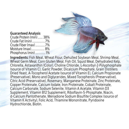 Aqueon Betta Fish Food Floating Pellet Aqueon