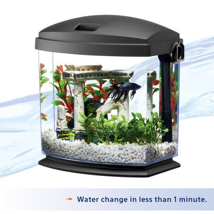Aqueon BettaBow with Quick Clean Technology Aquarium Kit Aqueon