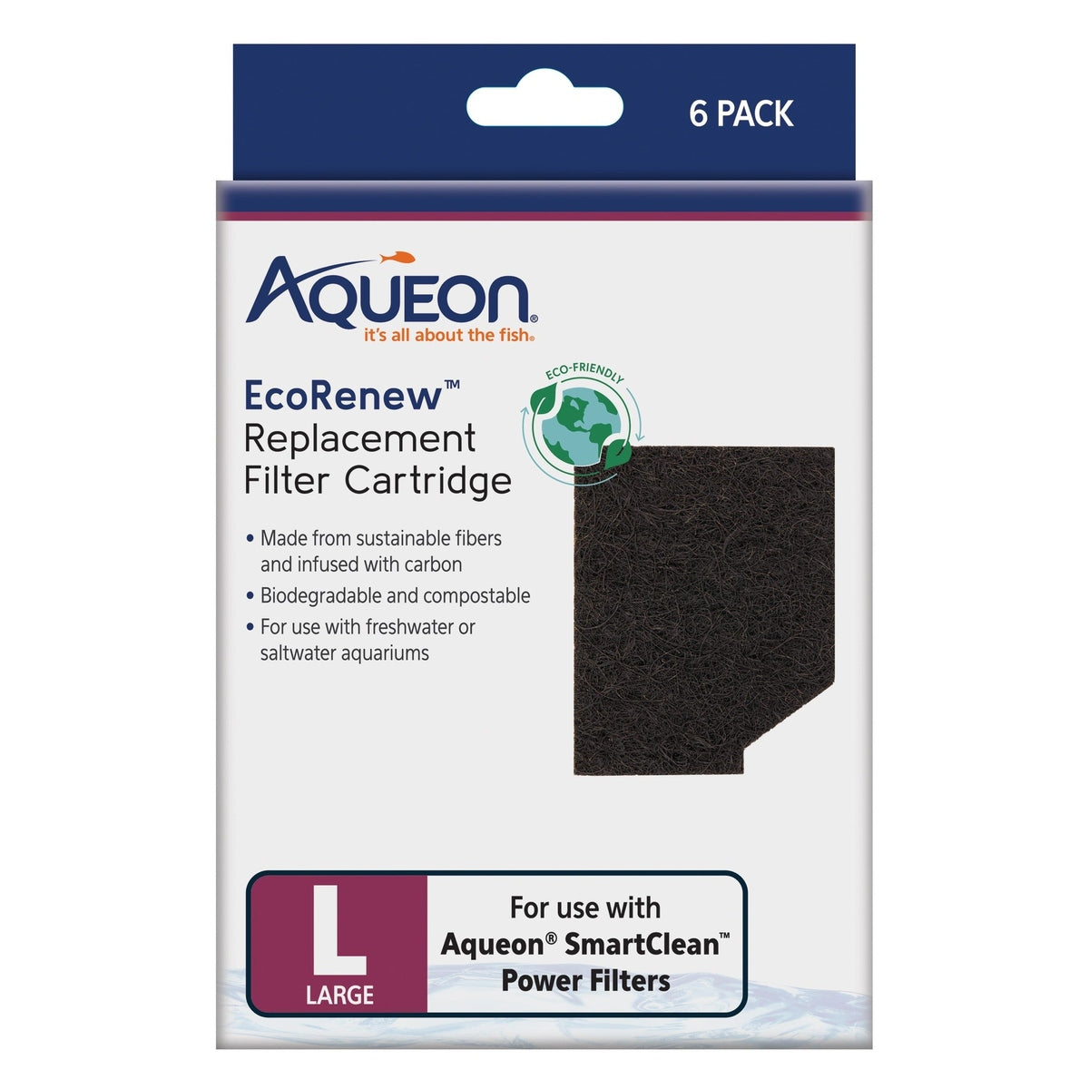 Aqueon EcoRenew Replacement Cartridge - Large 3PK