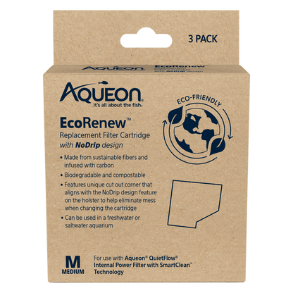 Aqueon EcoRenew Replacement Cartridge - MD 3PK Aqueon