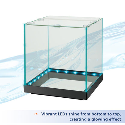 Aqueon Edgelit Rimless Cube Glass Aquariums Aqueon