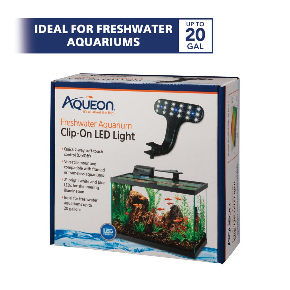 Aqueon Freshwater Clip-On LED Light Aqueon