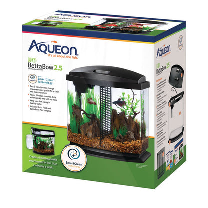 Aqueon LED BettaBow Kit SmartClean Black Aqueon